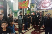 حضور بخشدار بزینه رود در مراسم عاشورای حسینی روستای غلامویس