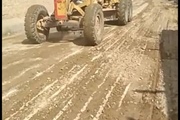 آغاز عملیات زیر سازی وآماده سازی معبر اصلی روستای شرور برای آسفالت...