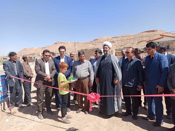 افتتاح پل  روی رودخانه در روستای امیرلو به مناسبت گرامیداشت هفته دولت