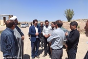 بازدید فرماندار شهرستان از روستای زاغج