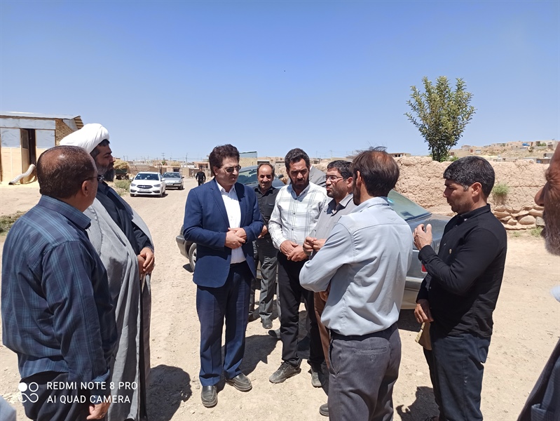 بازدید فرماندار شهرستان از روستای زاغج