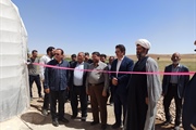افتتاح پروژه گلخانه 3000 متری در روستای زاغج به مناسبت گرامیداشت...