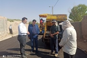 بازددید از عملیات آسفالت ریزی روستای استرود