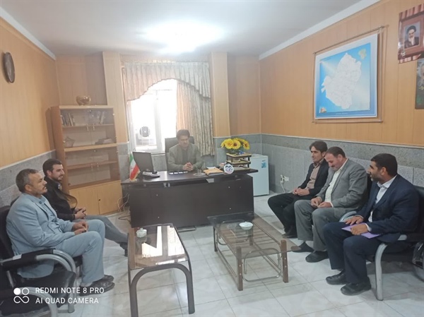 جلسه بررسی مسائل و مشکلات بخش بزینه رود  در حوزه کشاورزی و گازرسانی