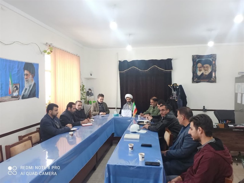 جلسه هماهنگی برنامه های سپهبد سردار قاسم سلیمانی در بخش بزینه رود برگزار شد