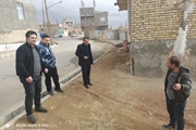 بازدید بخشدار بزینه رود از روستای عموکندی