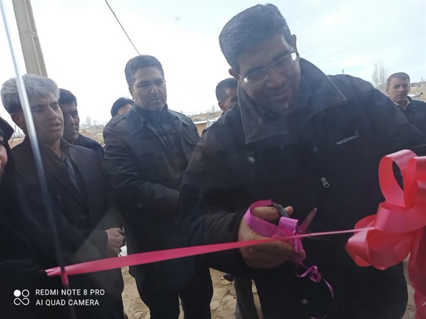 افتتاح یک واحد اشتغال زایی مددجویی در روستای حسام آباد