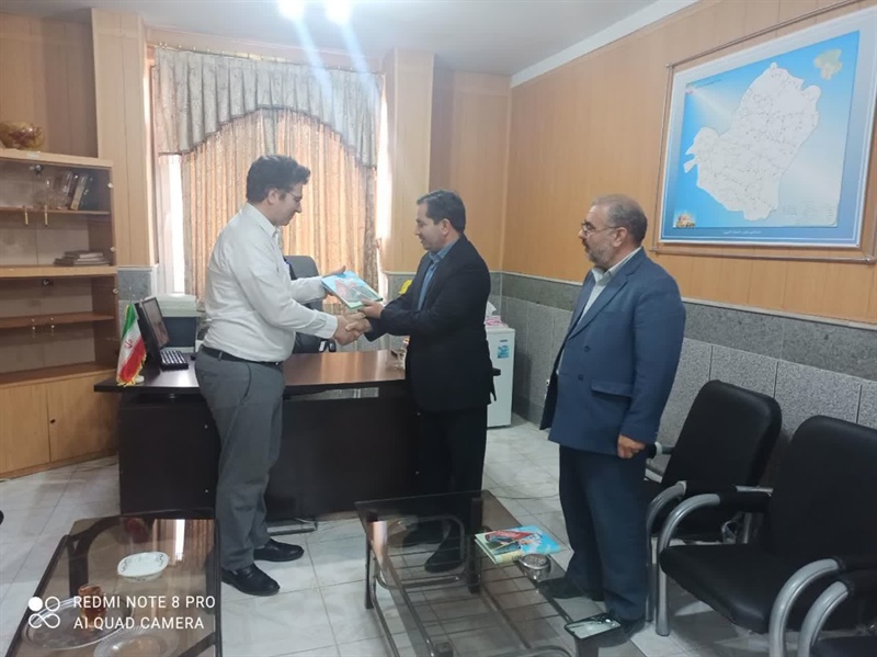 دیدار مسئولین بخش با بخشدار بزینه رود