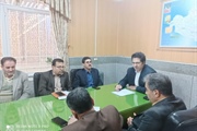 جلسه بررسی مسائل ومشکلات حریم تأسیسات اداره راهداری وحمل ونقل جاده...