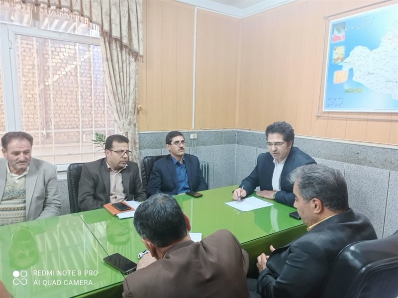 جلسه بررسی مسائل ومشکلات حریم تأسیسات اداره راهداری وحمل ونقل جاده ای برگزار شد