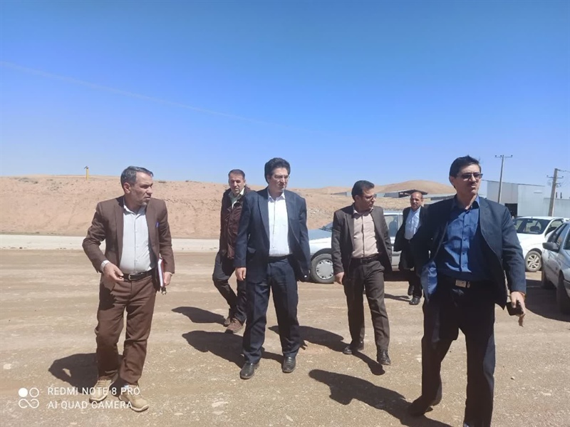 بازدید میدانی بخشدار بزینه از شهر زرین رود