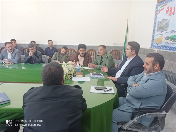 نشست مشورتی دهیاران بخش بزینه رود
