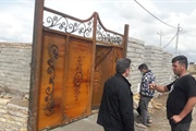 حضور بخشدار بزینه رود در روستای قزلبلاغ