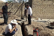 حضور بخشدار بزینه رود در روستای امیرلو