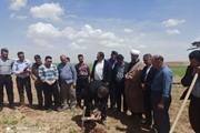چاه کمکی روستای غلامویس  حفاری شد