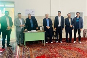 برگزاری میز خدمت آموزش وپرورش منطقه بزینه رود در نماز جمعه شهر...
