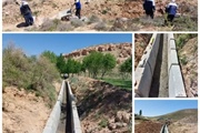 لایروبی مسیلهای روستای قیاسکندی توسط دهیاری