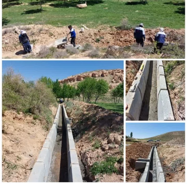 لایروبی مسیلهای روستای قیاسکندی توسط دهیاری