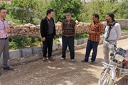 بازدید بخشدار بزینه رود از روستای سرئین