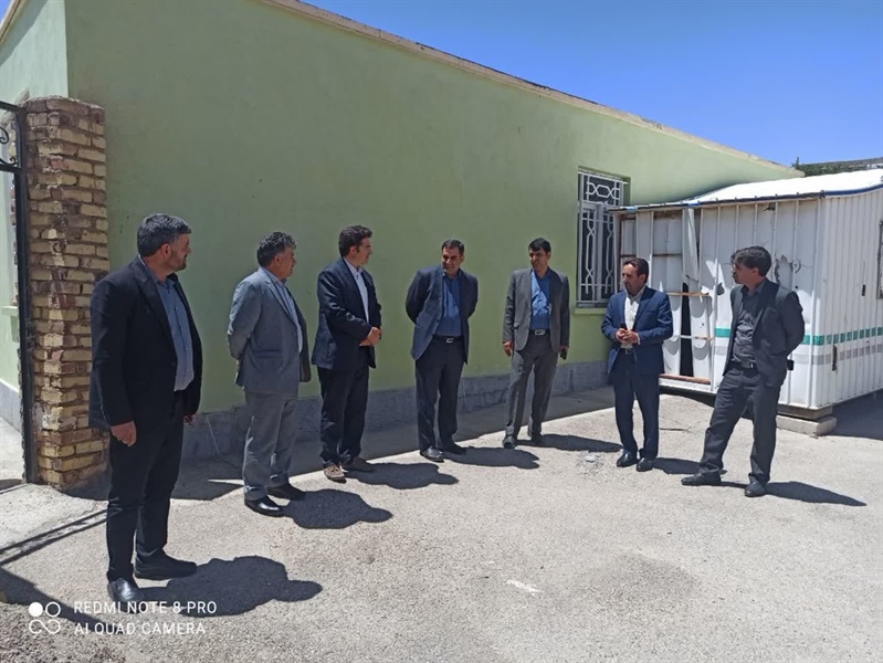 از روند عملیات اجرایی سالن ورزشی مدرسه الزهرای شهر زرین رود بازدید شد