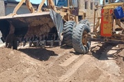 زیرسازی وآماده سازی چمن مصنوعی روستاهای حسام آباد وقشقجه