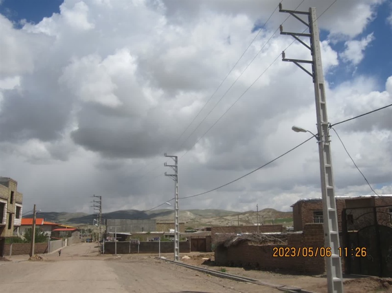 پروژه  ساماندهی شبکه برق رسانی روستای زاغه لو
