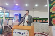 برگزاری مراسم عبادی وسیاسی نماز جمعه شهر زرین رود با حضور سخنرانی...