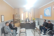 دیدار رئیس ومعاونان اداره آموزش وپرورش منطقه بزینه رود به مناسبت...