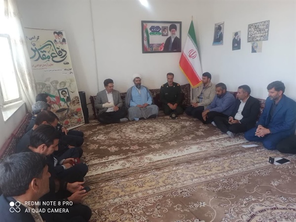 دیدار با امام جمعه شهر زرین رود به مناسبت هفته دفاع مقدس