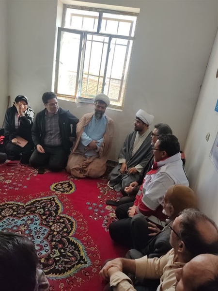 حضور رئیس هلال احمر استان در روستای زاغج