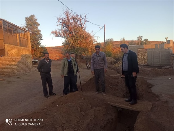 بخشدار بزینه رود ازروستای دوراخلو  بازدید کرد