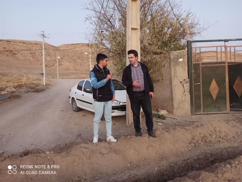 بازدیدبخشدار بزینه رود ازروستای امیرلو