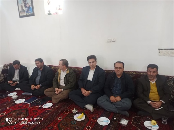 حضور فرماندار وبخشدار در روستای شرور