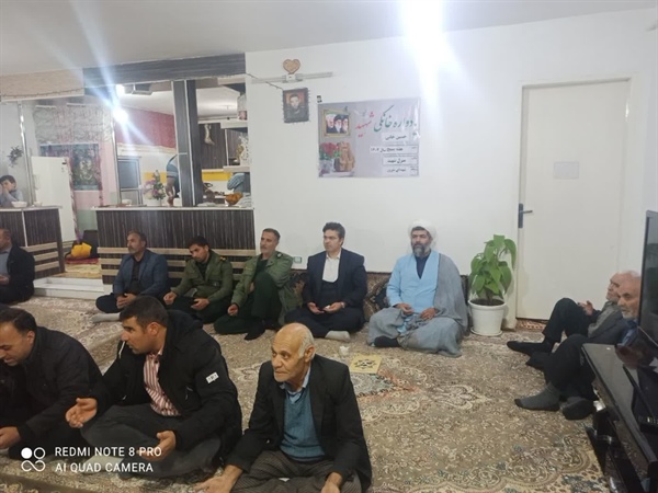 حضور بخشدار بزینه رود در روستای شرور