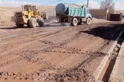جدول گذاری، زیرسازی وآماده سازی معابر روستای دربند برای آسفالت ریزی