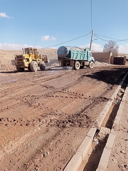 جدول گذاری، زیرسازی وآماده سازی معابر روستای دربند برای آسفالت ریزی