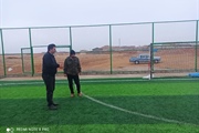 بخشدار بزینه رود از زمین چمن وجدول گذاری معابر روستای قشقجه بازدید...