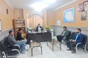نشست تعدادی از اعضای شوراهای اسلامی ودهیاران با بخشدار بزینه رود