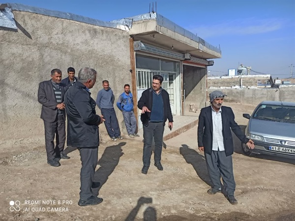 بخشدار بزینه رود در روستای بصرک حضوریافت