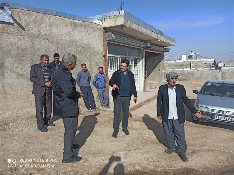 بخشدار بزینه رود در روستای بصرک حضوریافت