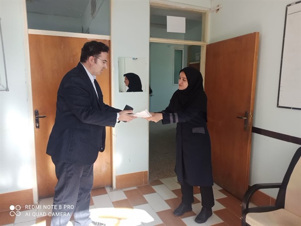 بخشدار بزینه رود با رؤسای ادارات بهزیستی وجهاد کشاورزی شهر زرین رود دیدارکرد