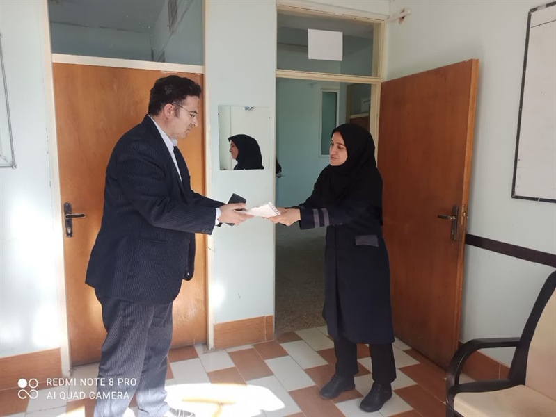 بخشدار بزینه رود با رؤسای ادارات بهزیستی وجهاد کشاورزی شهر زرین رود دیدارکرد