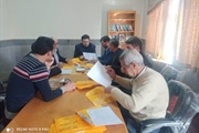 نشست بخشدار بزینه رود با اعضای هئیت اجرایی انتخابات