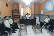 دیدار فرماندهی انتظامی وجانشین فرماندهی انتظامی بخش بزینه رود با...