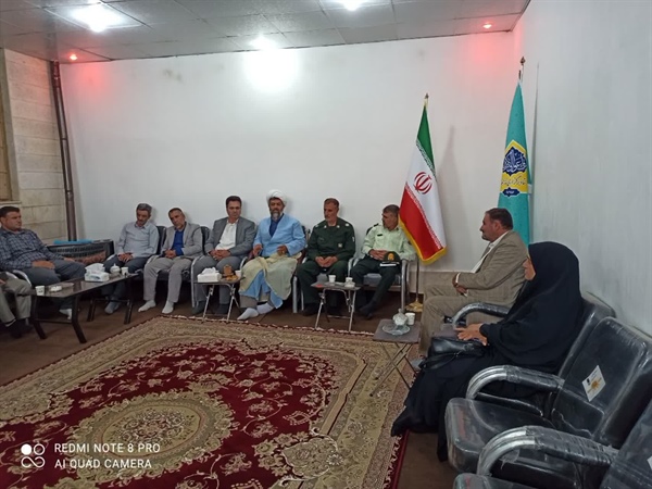 دیدار با امام جمعه شهر وبخش به مناسبت هفته وحدت وهفته دفاع مقدس