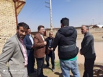 بازدید بخشدار بزینه رود از روستای بزین