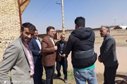 بازدید بخشدار بزینه رود از روستای بزین