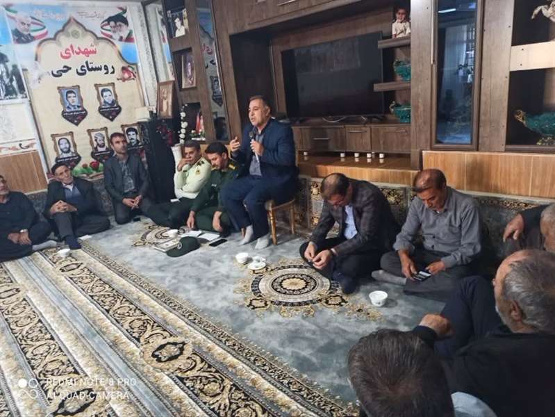 برگزاری یادواره شهدای روستای حی و یادواره خانگی شهید محمدی