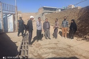 بازدید بخشدار بزینه‌رود از روستای قشقجه