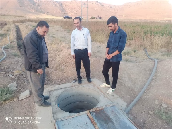 بازدید بخشدار بزینه‌رود از روستای امیرلو